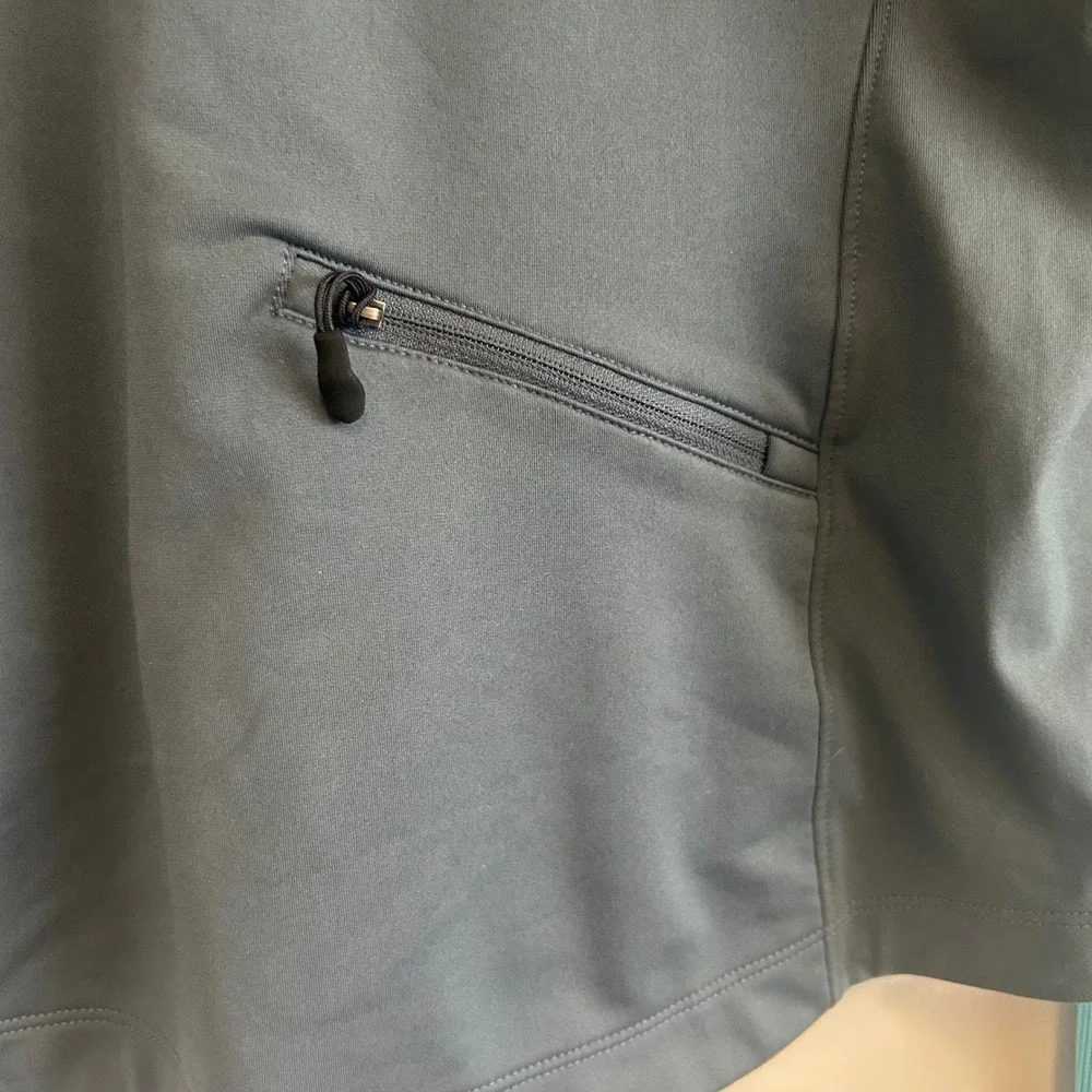 Nike‎ Dri-FIT Pullover 1/4 zip Hoodie Running Jacket Women's S Teal Thumb Holes